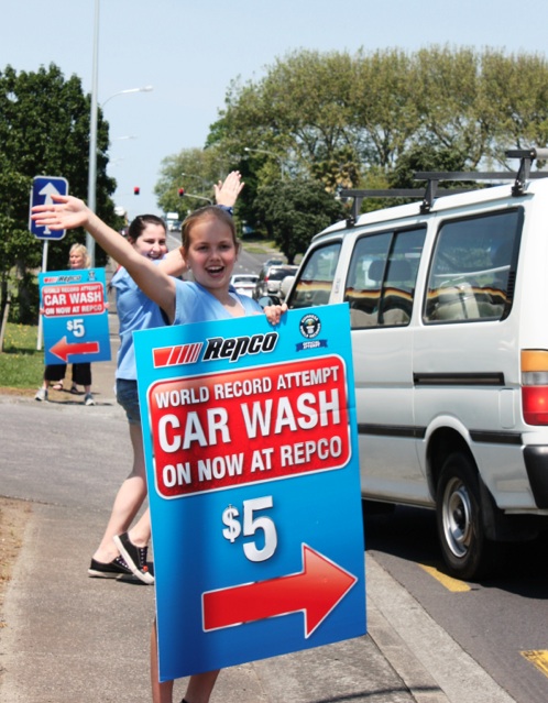 Guinness World Record Attempt - Repco & Girl Guides NZ.